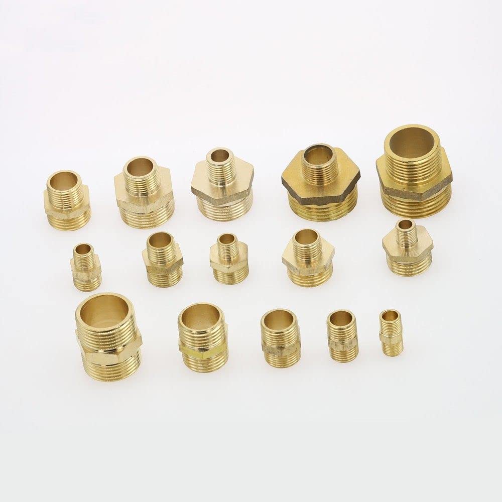 Raccordi in ottone 1/8quot; 1/4" 3/8" 1/2" 3/4" 1quot; BSP, da DN40 a DN50