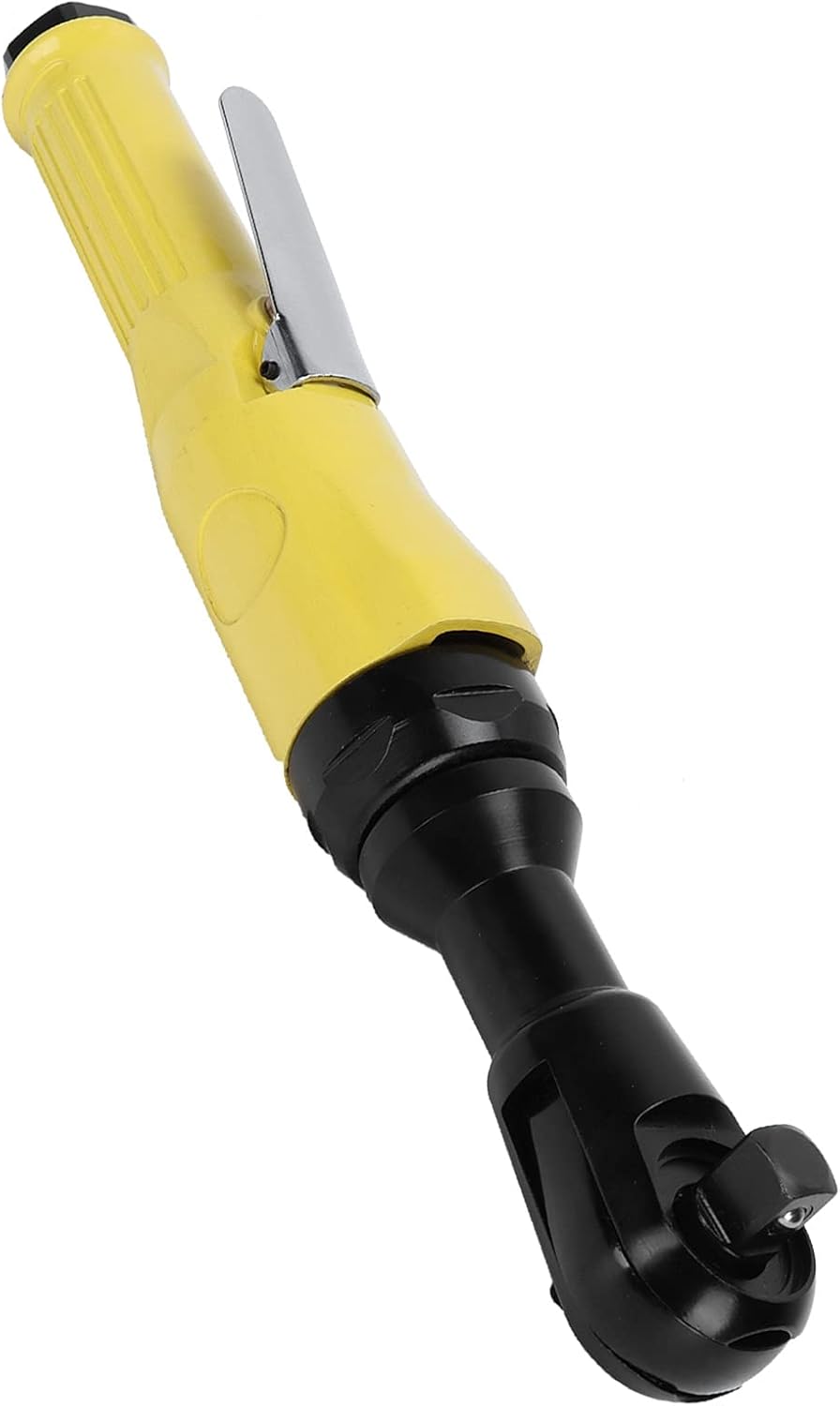 1/2 Ratchet Wrench, Pneumatic Wrench with Zinc Alloy Body, Portable Air - Powered Socket Wrench for Tight Spaces, Includes Air Connector for Auto Repair and Home