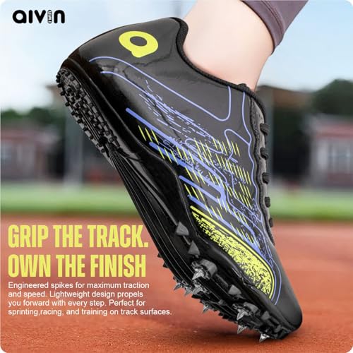 Image of Aivin Race Spike Running Shoes | Athletic Spikes Track & Field Shoes for Men | Sprint Spikes | Outdoor Running Shoes | Track and Field Shoes