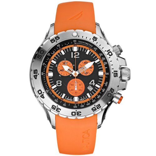 Image of Nautica Chronograph Black Dial Men's Watch - A31505G