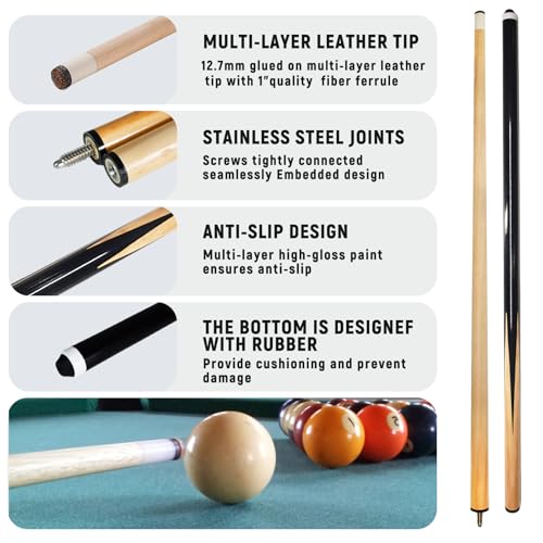 image for NIANRONGHUA 95pcs Pool Table Accessories Set - Balls, Triangle, Rack, 