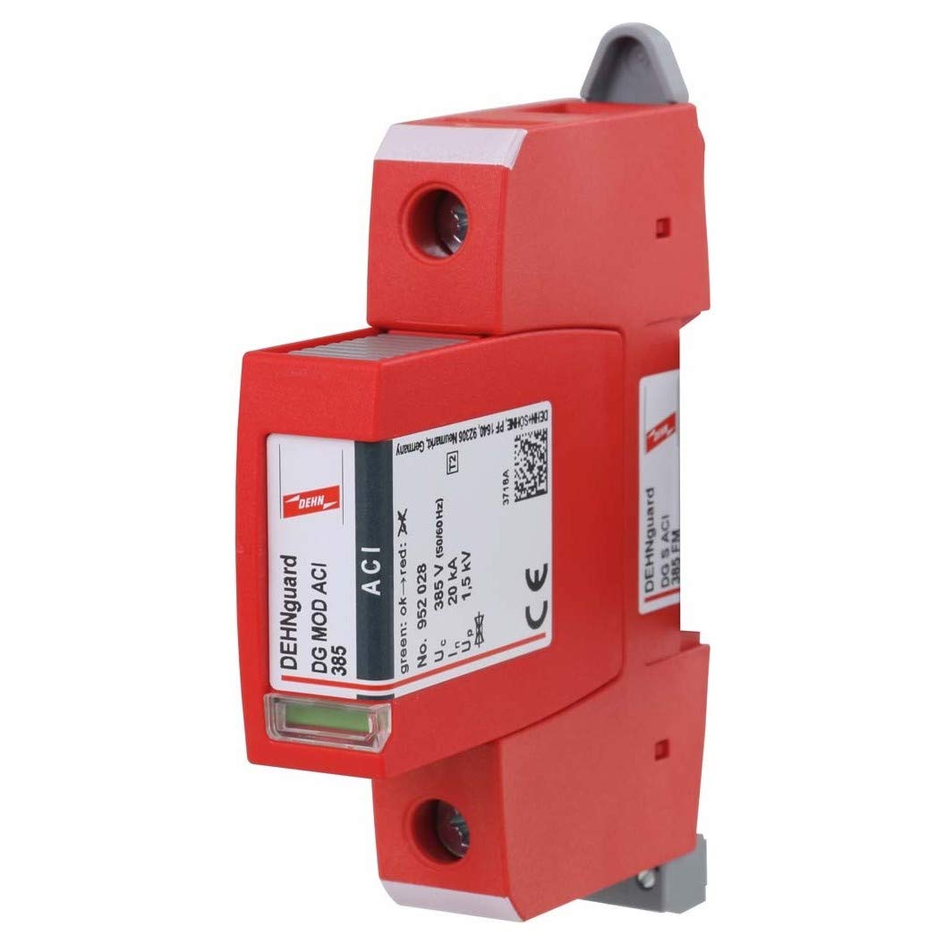 Parasurtenseur basse tension DEHN DG S ACI 385 FM technique énergétique mono pôle