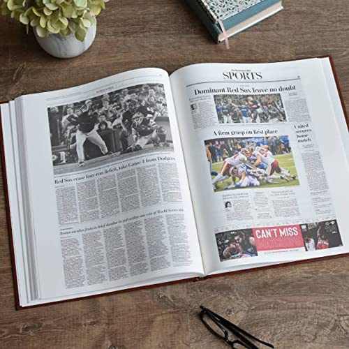 Signature-gifts-Personalized-Baseball-History-Book-Sports-Fan-Gift-A-Major-League-History-Told-Through-Archive-Newspaper-Coverage