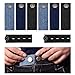 Produktbild PFLYPF 6 Stücke Denim-Verlängerungsknöpfe, mit 2 Stücke elastischen Verlängerungsknöpfen, Gürtel Extender, einziehbare Knöpfe, Hosenknopf-Verlängerungszubehör, Unisex, passend für Overalls und Jeans