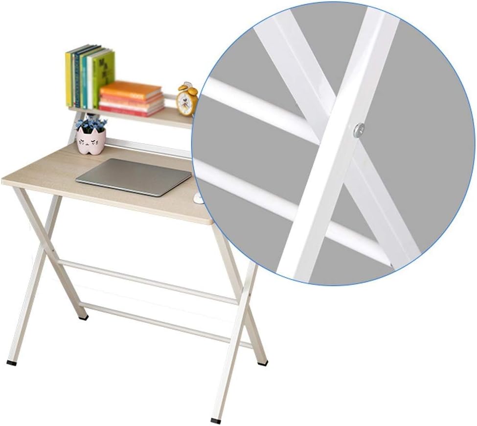 Living Room Accessories End Table Fashion Creative Folding Coffee Table Computer Desk Writing Desk Simple Modern Dining Table Rack Coffee Table (Size : M) image 5