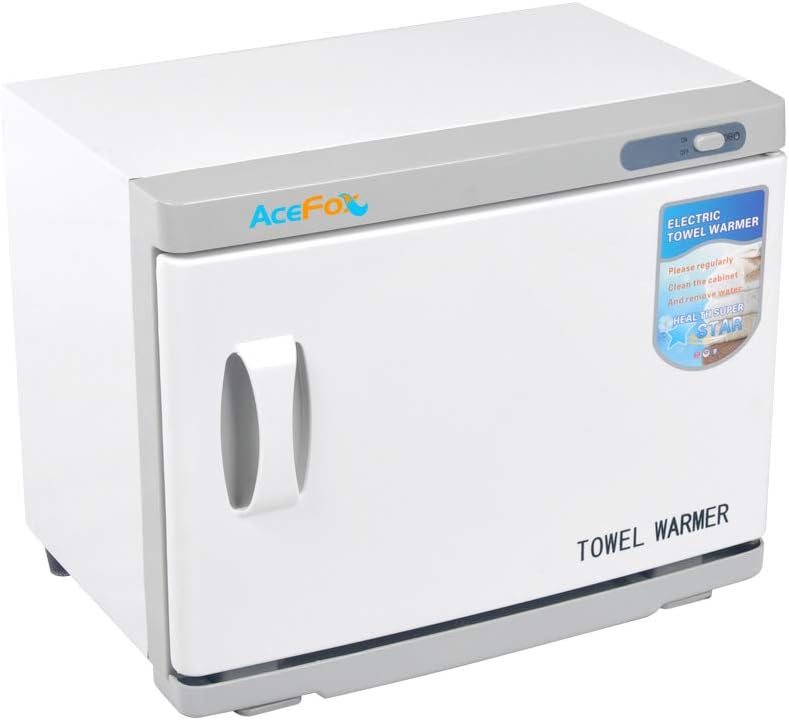 Professional Towel Warmer Cabinet, UV Sterilizer 2 in 1, Use for SPA, Hair Beauty, Salon and Home, 23L High Capacity, Hold 40-60 Towels