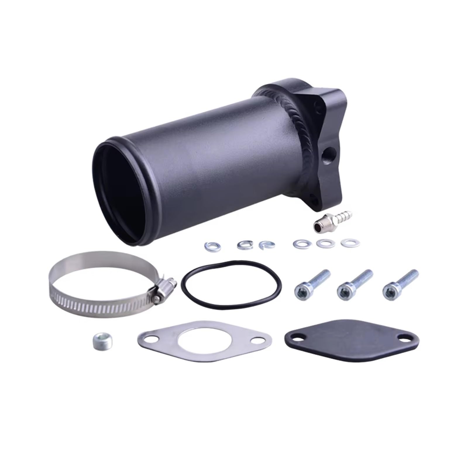 Para Seat Para Skoda 1.9TDI PD150 PD130 PD160 50/57/63MM Reemplazo De Tubo De Aluminio 1.9TDI PD75 PD90 PD100 EGR Válvula(63MM Black)