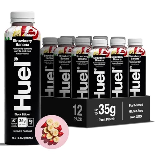 Huel Hot and Savory Meal Packs | Chick'n & Mushroom | Up to 25g Protein Plant Based Instant Meal | 27 Vitamins and Minerals | 100% Nutritionally Complete | 7 Pack
