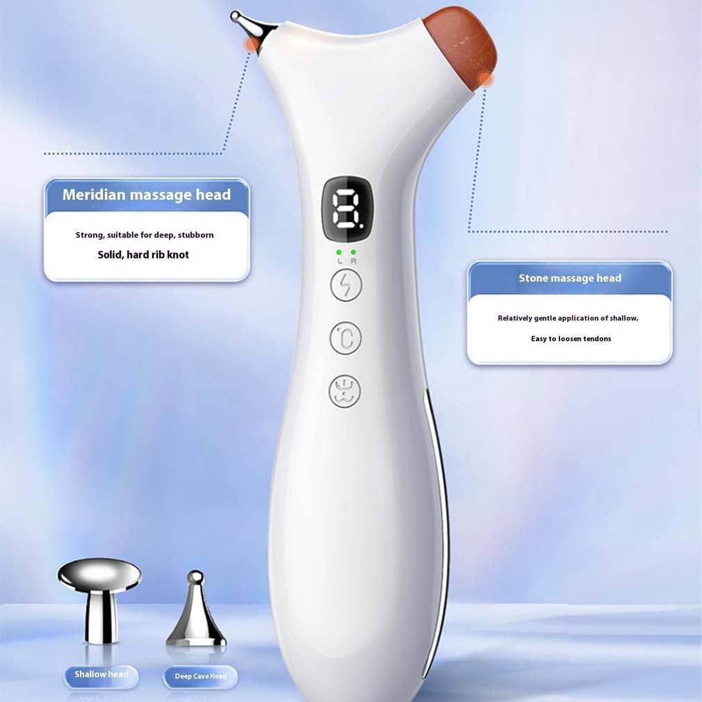 Rezuri - 4-in-1 Jaw Massager, 4-in-1 TMJ-Massagegerät, TMJ Relief Products Kiefermassagegerät mit beruhigender Wärme und Vibration, Gesichtsmassagegerät für die Hautpflege