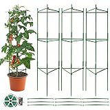 Doksving 3 Packs Tomato Cage 4ft Plant Support Garden Stake,Tomato Garden Cages for Plants, Vegetabl