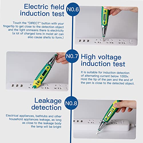 Image of DY TOOLS AC /DC 12-250V LCD Digital Display Voltage Test Pen Voltage Detector Tester Pens