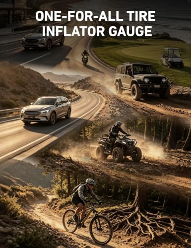 Image of AstroAI A1 Tire Pressure Gauge Battery-Free for Cars, SUVs & Motorcycles