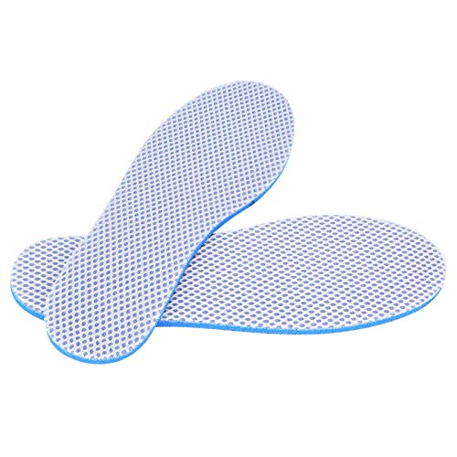 Plantillas de Doble Cojín de Aire, Plantillas Gel Hombre, Plantillas Gel, Plantillas Gel Mujer, Esponja Deportiva Gris Transpirable Suave y Duradera Amortiguación Cómoda Durante Todo Reducción 45-46