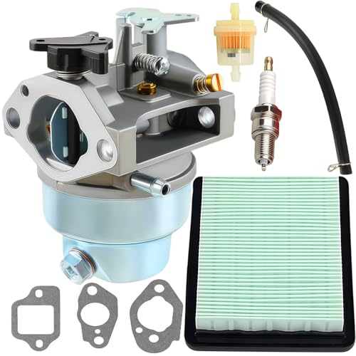 GCV160 Carburetor Kit with Air Filter & Spark Plug - for Honda GCV160 Engine HRR216 HRB216 HRS216 HRT216 HRZ216 Lawn Mower & Pressure Washer