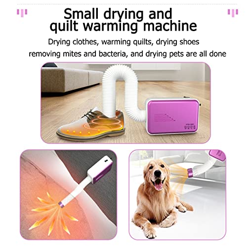 Séchoir à chaussures portable électrique air chaud rétractable vêtement humide - 5