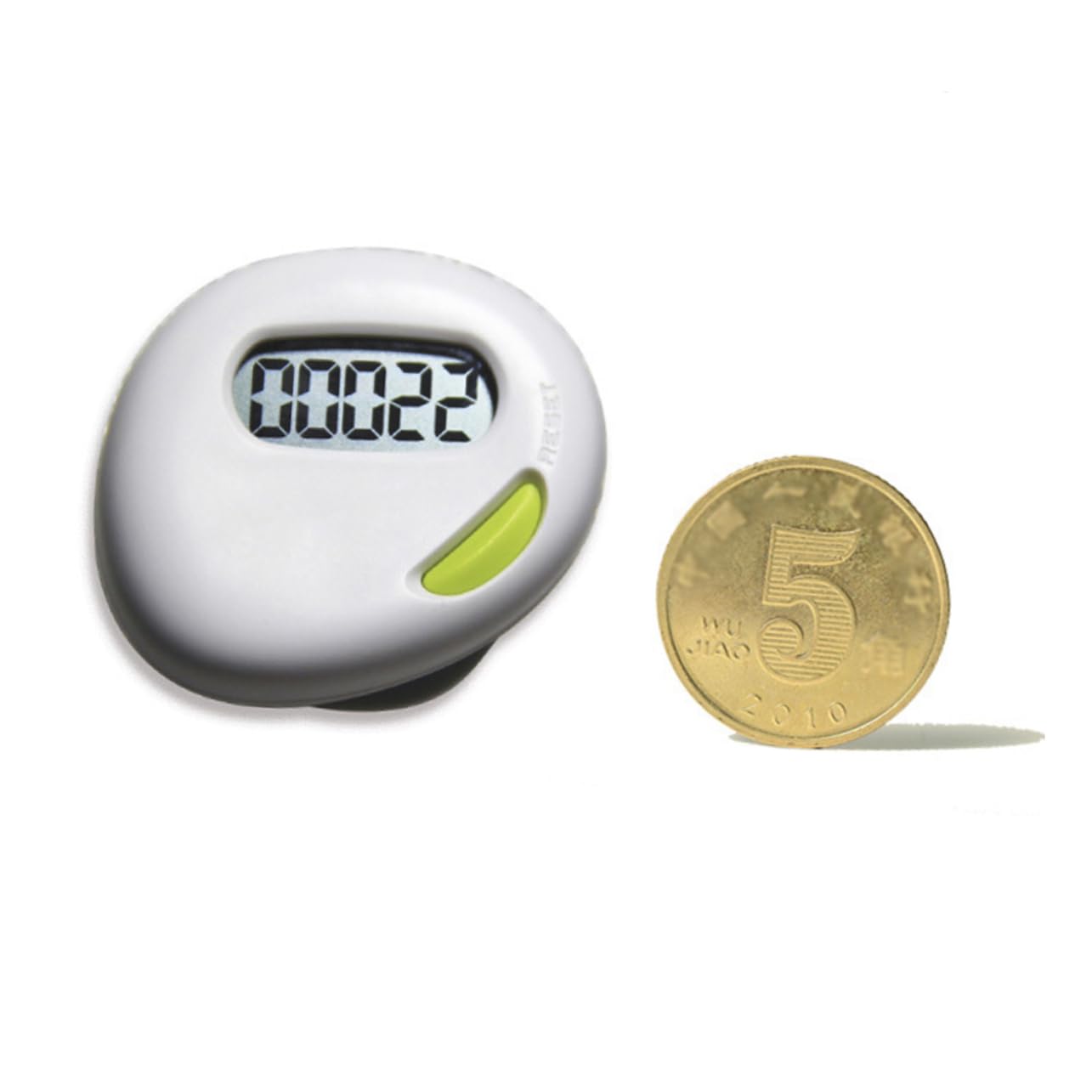 ibasenice Pedometer Step Portable Small Women for Mini Pocket Walking Sports Supplies Sports Gadget White