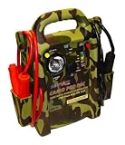Cal-Van Tools Allstart 555 Pro Pac Jump Starter [Camo] with AC Inverter, Multi-Position Light, 4 Gauge Cables, Copper Clamps, Battery Status Indicator. Automotive Accessories,One Size - 2