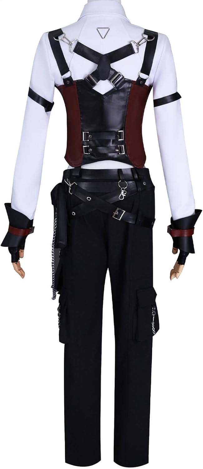 Women Halloween Cosplay Costume Black Uniform Suit Cosplay Costume Uniforms Full Set Halloween Party - Image 2