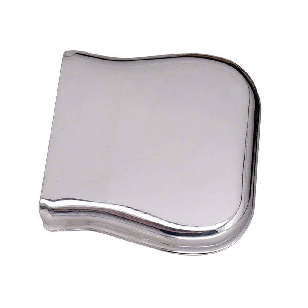 Silver Iron Guitar Bridge Cover - Electric Guitar Accessory Protector