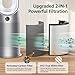 2 Pack 360° Combi 2 in 1 HEPA + Carbon Filter for Dyson HP1 TP09 TP07 TP04 HP04 TP06 HP06 TP4A TP7A PH02 PH01 PH03 PH04 PH3A HP09 HP07 HP10 TP10 HP4A HP7A DP04 Air Purifi-er, 2 in 1 Filters #965432-01