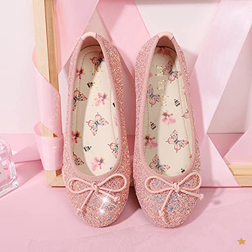 Baby Girls Princess Sparkly Shoes Mary Jane Dresses Shoes Children Dance Shoes Flat Shoes Girls Shoes Toddler Shoes2