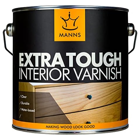 Manns Extra Tough Interior Varnish 1L - Matt - A Highly Durable, Non-Yellowing, Clear Polyurethane Varnish Cover