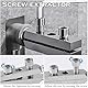 XoeLLe Schraubenausdreher, Linksausdreher, Beschädigte Schrauben Ausdreher Set, Schraubenlöser, Screw Extractor, Handschlagschrauber, Werkzeug zum Entfernen und Reparieren, 1/2 Zoll und 3/4 Zoll
