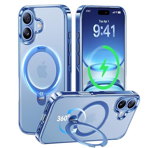 CASEKOO Mist Blue Designed for iPhone 17 Case with 360
