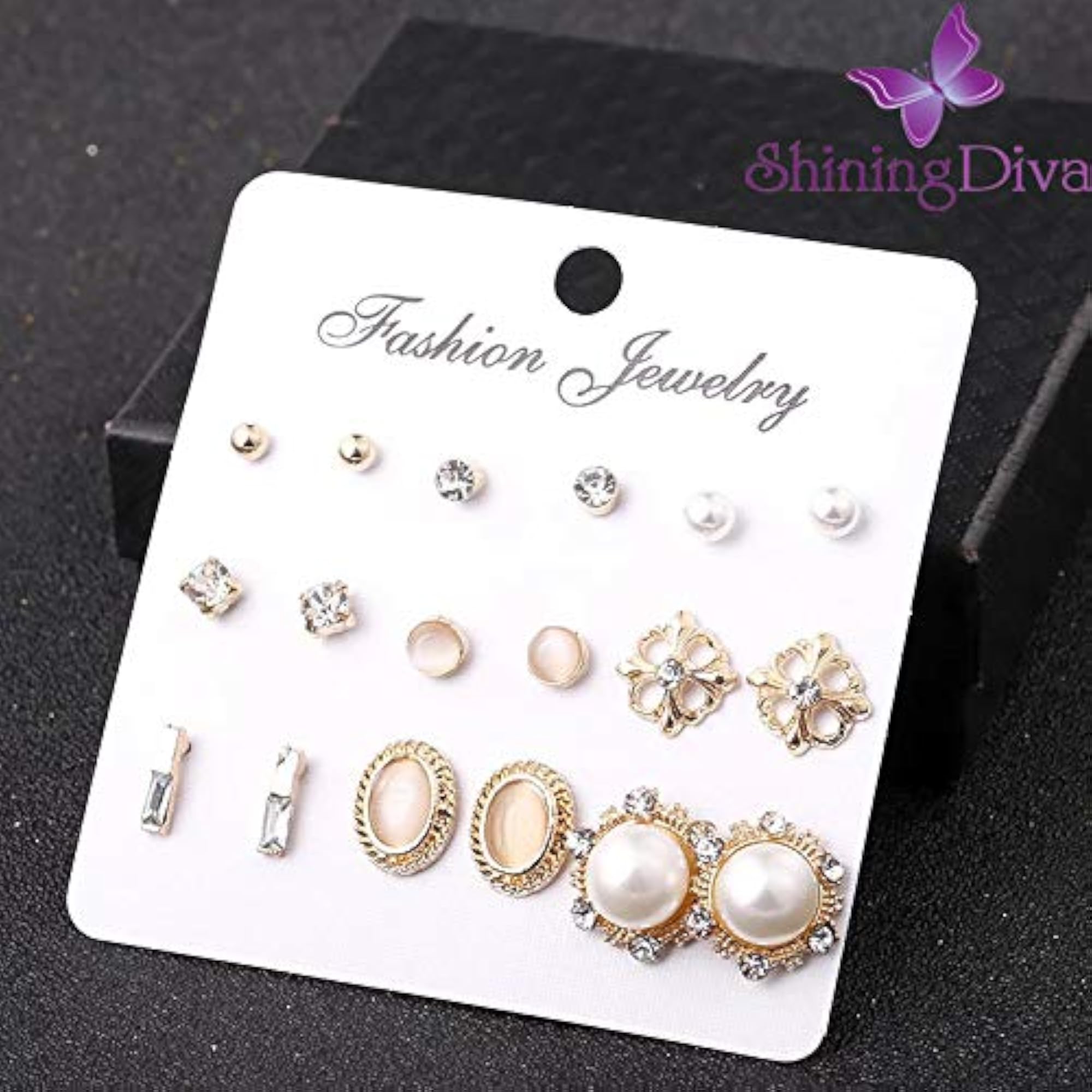 Pearl Stud Earrings for Girls