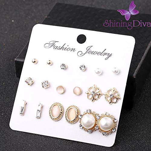Pearl Stud Earrings for Girls