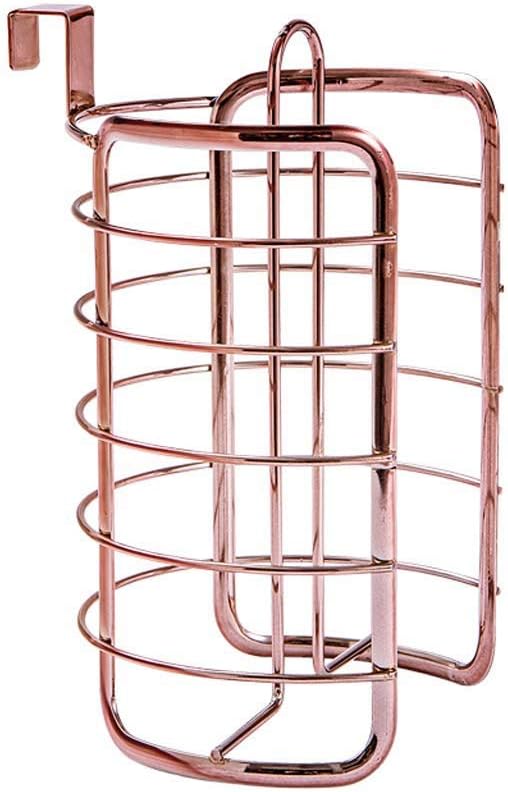 Metal Wire Toilet Paper Roll Holder Stand and Dispenser - Bathroom Storage Organization