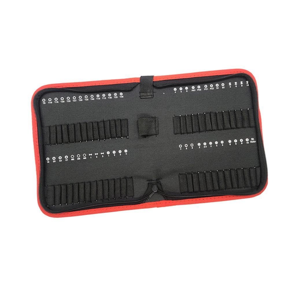 Bit Storage Bag Premium Bit Carrier for Driver Bit Storage Tools 22.4cmx17.7cmx4.2cm-image-14