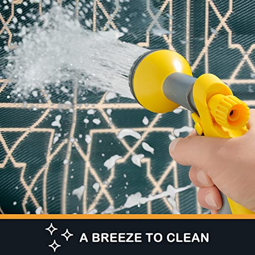 PURRUGS Reversible Mats Outdoor Rugs, Plastic Straw Rug, Weather Resistant Easy Clean Outdoor Modern Area Rugs for Outdoor Patio, Backyard Garden, Terrace, Deck, Beach, Picnic, Camping and RV Travel - Image 6