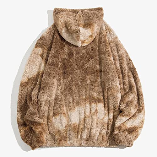 Pull mignon avec imprimé tie-dye unique et col cravate décontracté