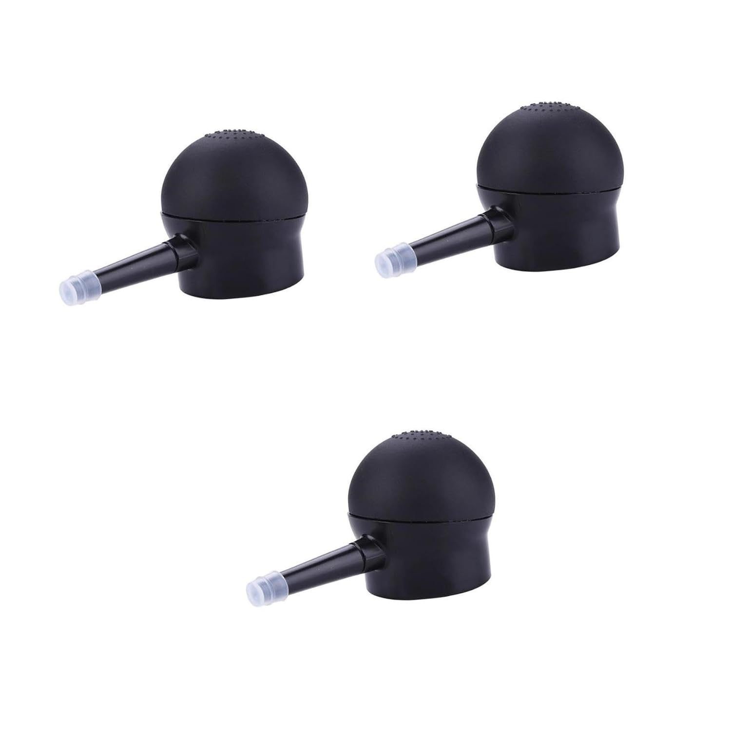 3pcs Hair Fiber Applicator Nozzle Salon Supplies for Precise Application of Thinning Hair Super Fine Mist Sprayer for Even Coverage Hairdressing and Styling