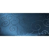 Tovaglia Rettangolare Damascata 160x260 Cm Blu Royal - Antimacchia E Senza Stiratura, 100% Poliestere Lavabile In Lavatrice - Unbekannt