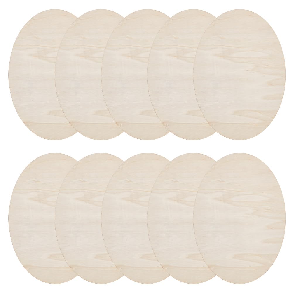 PATIKIL 100 Pack Unfinished Hexagonal Wood Pieces - 25mm Natural Wood Cutouts For Crafting - View #5