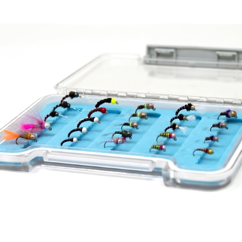 Outdoor Planet Premium Fly Fishing Flies Assortment, 12/24 /48 /66pcs Dry/Wet/Nymph/Streamer Flies, Trout/Bass/Panfish/Salmon Fishing Flies