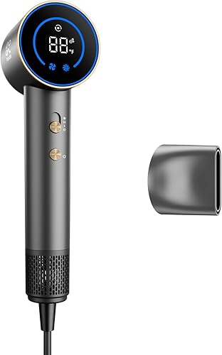 Fanttik Solo SonicDry H10 APEX Secado 80% más rápido con motor sin escobillas de 110,000 RPM, 56 dB de bajo ruido, secadora ultraligera de 0.74