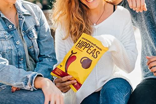 HIPPEAS Variety Pack Chickpea Puff Vegan Crisps | 10 x 78g Sharing Bags | Plant-Based, Source of Protein & Fibre | Free from Gluten & Artificial Flavours | Light & Crunchy - 91 calories per serving