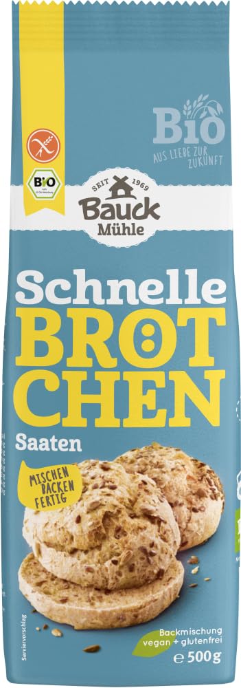 Schnelle Brötchen Saaten 18 x 500 g