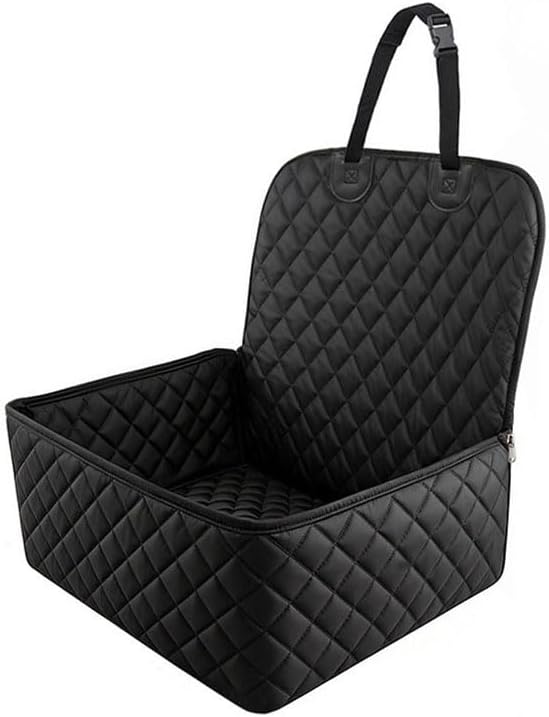 Dog Front Seat Cover for Polestar 3 (P519 2024-2025 2026),Foldable Pet Car Seat Booster With Safety Leash,Waterproof And Scratchproof Quilted Protector For Small Medium Dogs,Single layer