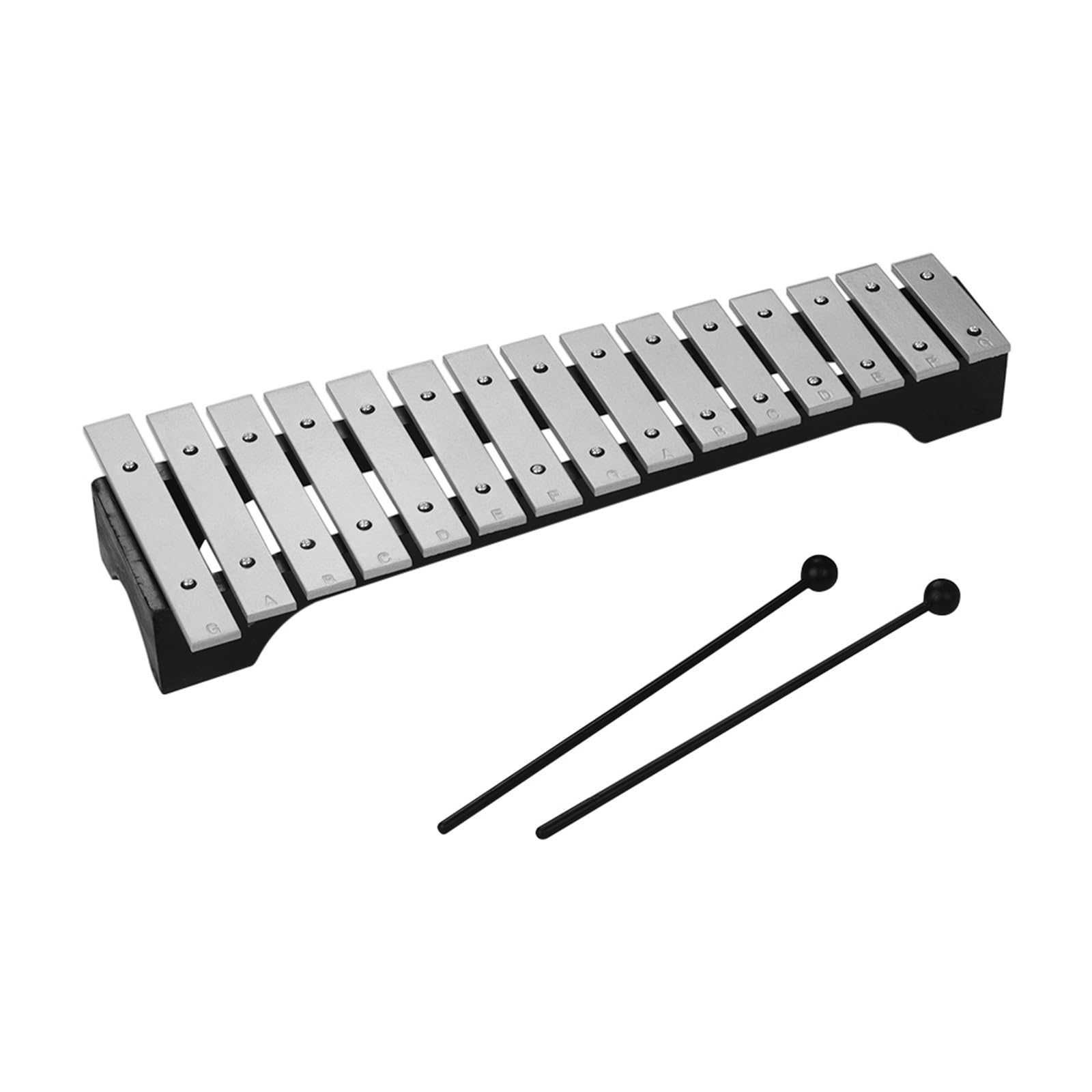 Profesjonalny ksylofon 15 Uwaga Ksylofon Dzwonki Drewniana Podstawa Pręt Aluminiowy Z Młotkiem Instrument Perkusyjny Instrument Muzyczny Z Torbą Do Przenoszenia