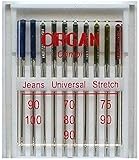  ORGAN Nähmaschinennadel-Sortiment 130/705 Jeans/Universal/Stretch