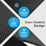 BRO Extra Large Coccyx Cushion, Ergonomic Seat Cushions for Tailbone Pain Relief, Memory Foam Chair Sciatica Cushion for Office Chair, Home, Car, Non-Slip Pressure Relief Pad, Black - Image 5