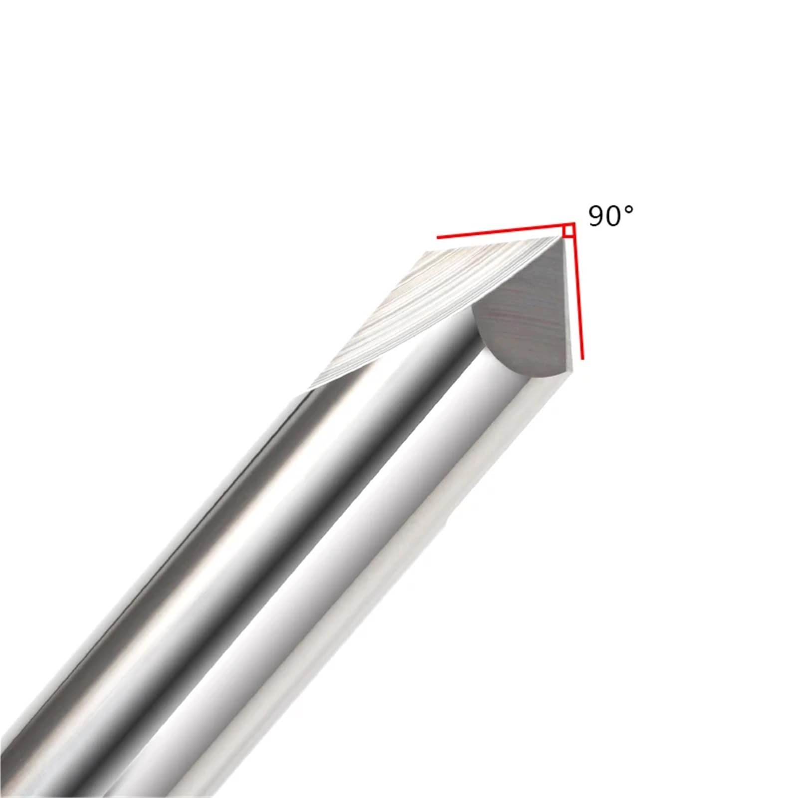 1 STÜCK Anfasfräser 60 90 120 Grad Beschichtet 3 Flöten Fase Schaftfräser Hartmetall CNC Wolfram Stahl Fräser Schaftfräser(6X50,)32mm)