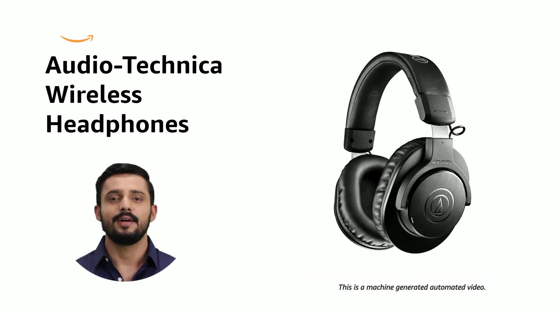 Audio-Technica ATH-M20xBT Wireless Headphones, Black : Amazon.in