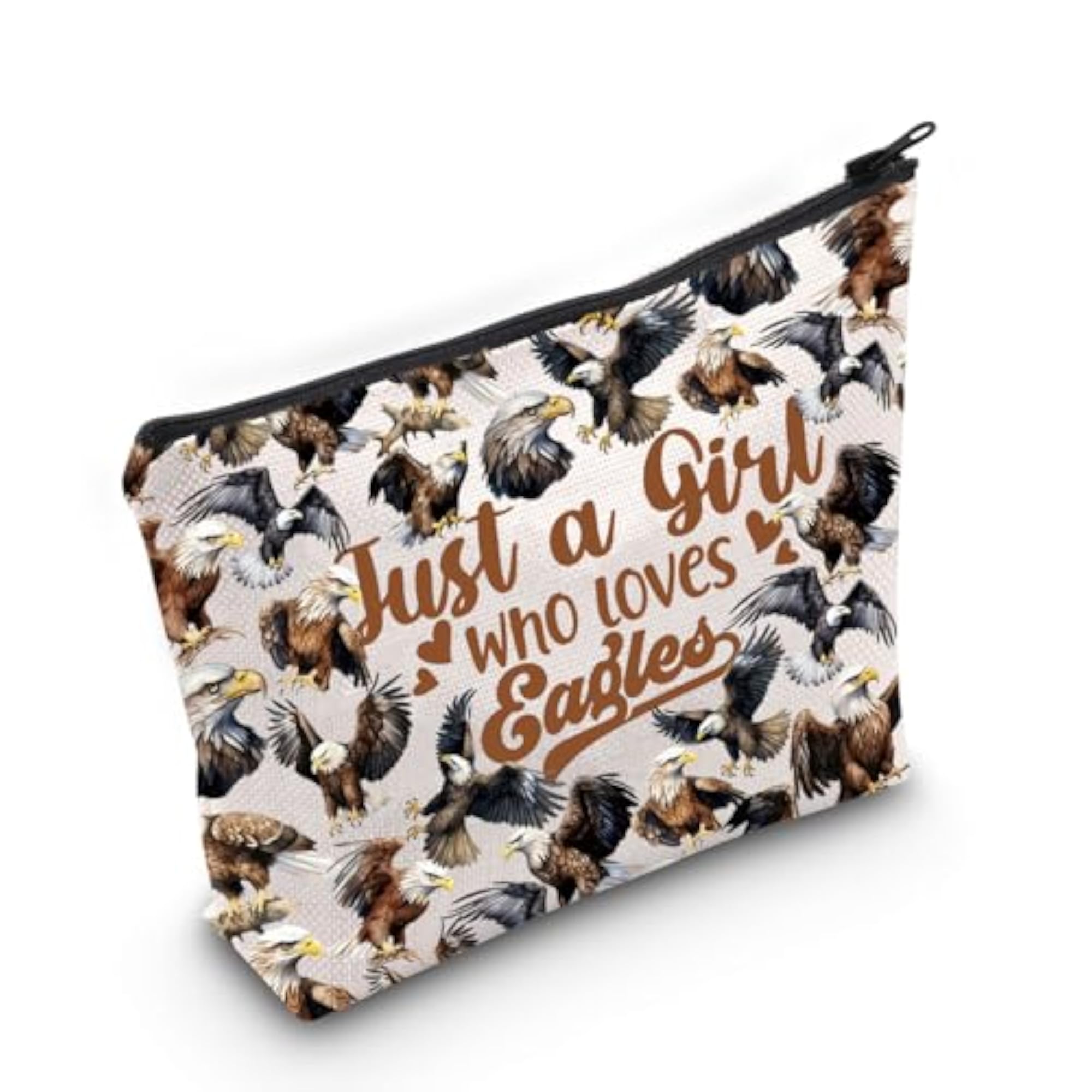 Bald Eagles Bird Cosmetic Make Up Bag