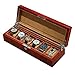 Produktbild N/B 6 Slots Uhrenbox aus Holz, Uhrengehäuse, abnehmbare Uhrenkissen, Uhrenfutter, Samtfutter, Metallverschlussuhr