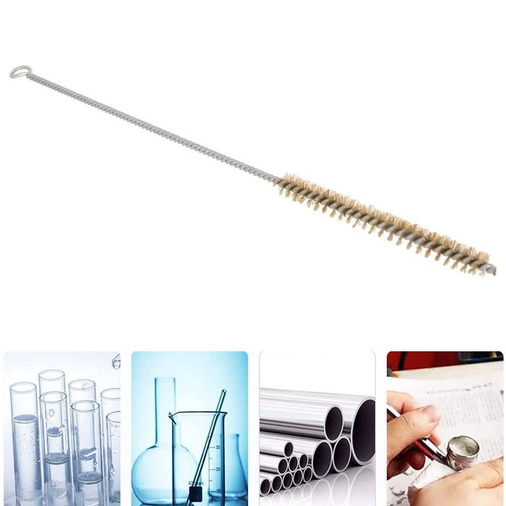 Auniwaig 10mm Copper Wire Cleaning Brush, Spiral Power Tube Brush, Copper Wire Tube Brush Cleaning Tool, Tube Bottle Brush, 10pcs